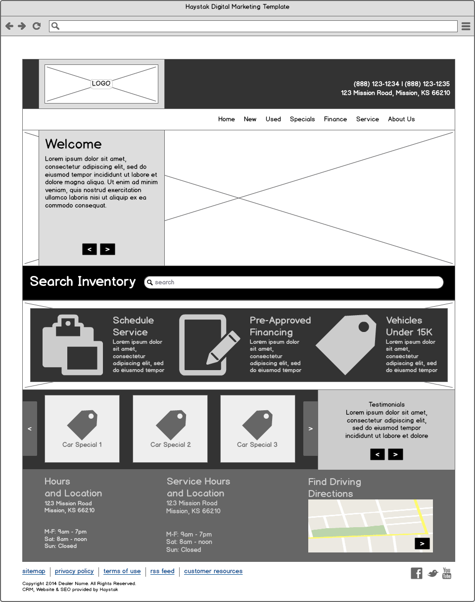 Haystak Digital Marketing Template Design – Dana Marie Travis